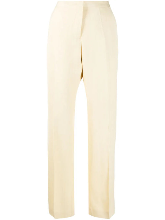 Pressed-Crease Tailored Trousers