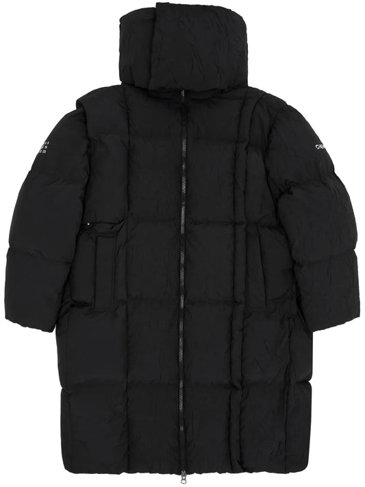 Detachable-Hood Puffer Coat
