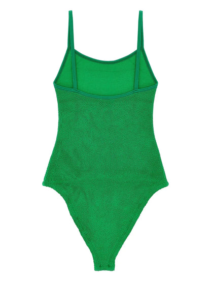 Pamela Crinkled-Finish Swimsuit