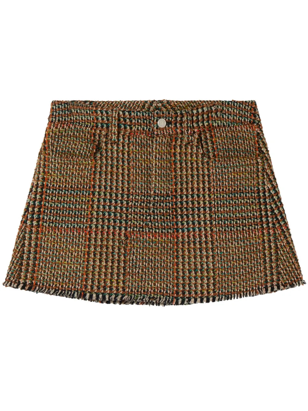Wool Tweed Mini Skirt