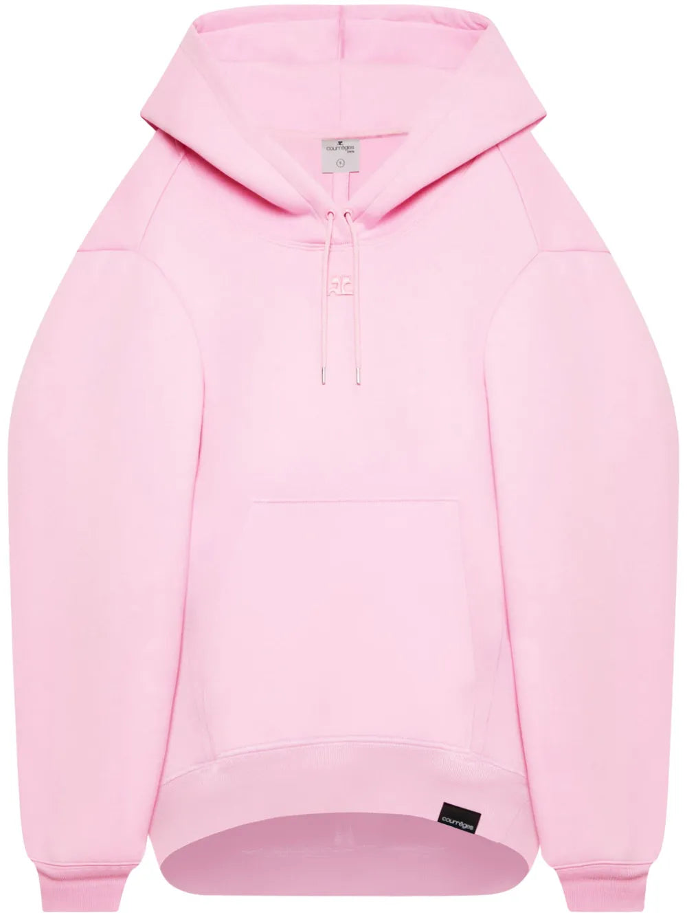 Logo-Embroidered Hooded Minidress