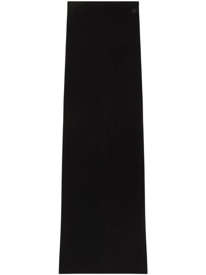 Tube Ribbed-Knit Maxi Skirt
