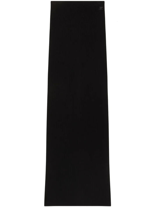 Tube Ribbed-Knit Maxi Skirt