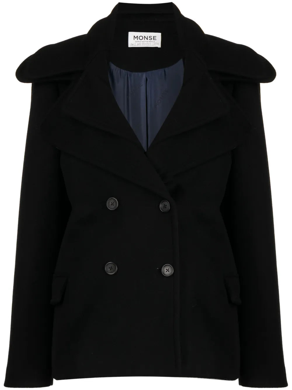 Double-Collar Double-Breasted Coat