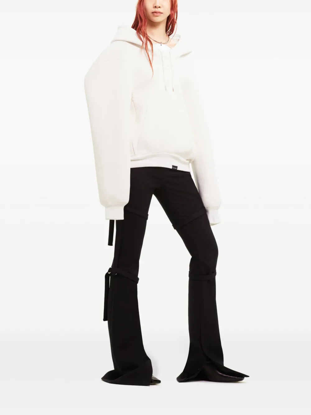 Bonded Cocoon Cotton Blend Hoodie