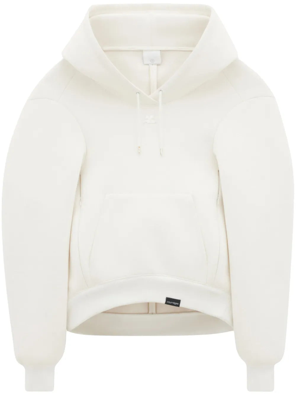 Bonded Cocoon Cotton Blend Hoodie