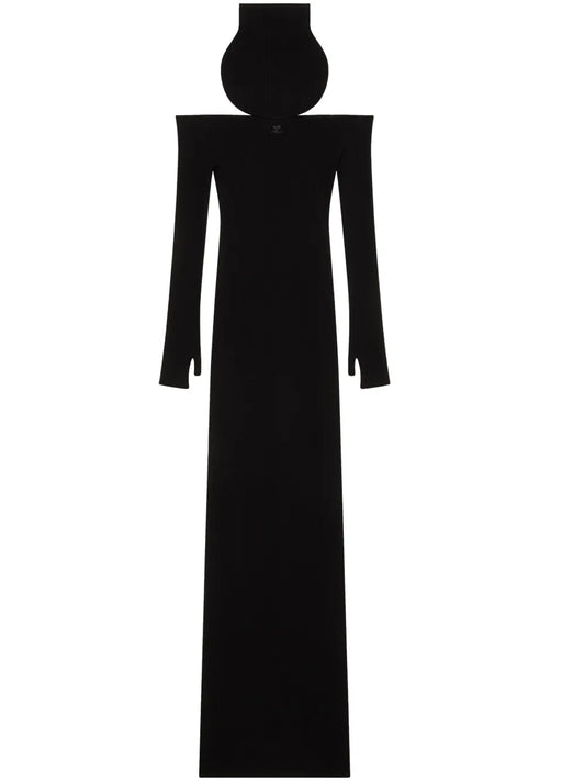 Ribbed-Knit Maxi Dress