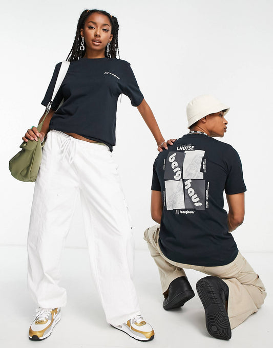 Dean Street Unisex Lhotse Zine Back Print T-Shirt