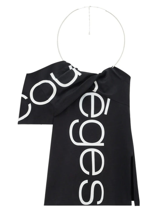 Logo-Print Organic-Cotton Top