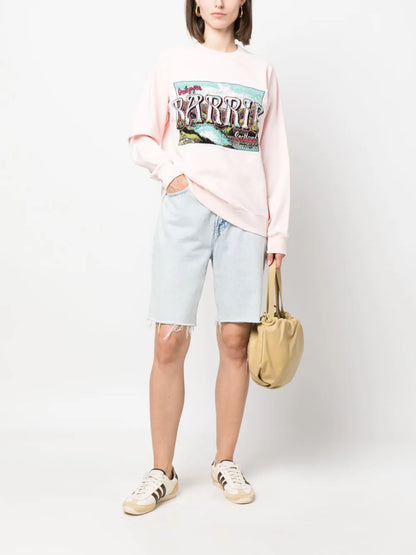 Graphic-Print Cotton Sweatshirt