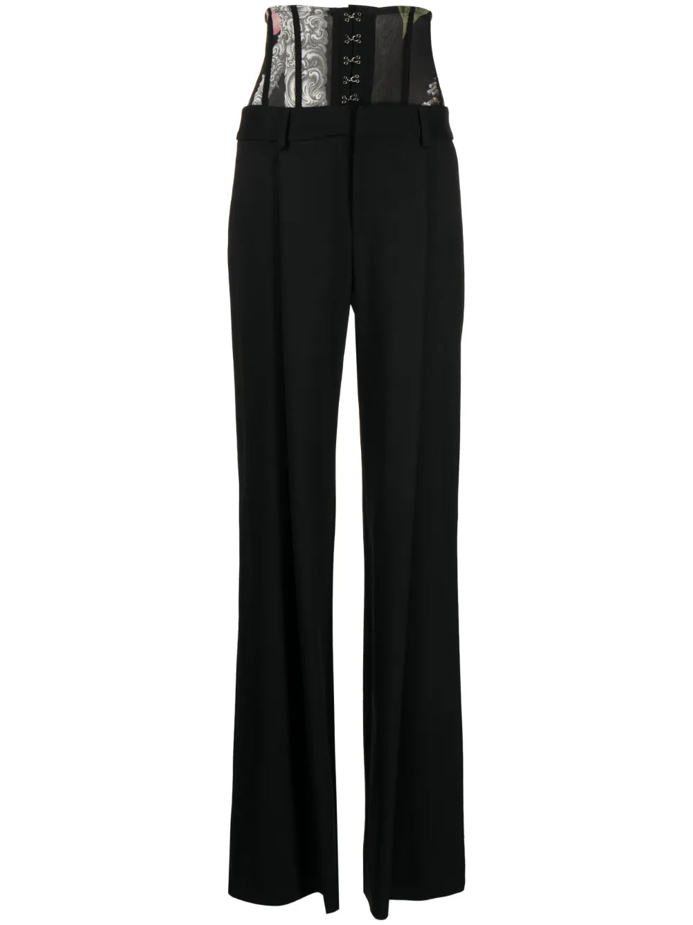 Bustier-Style High-Waist Trousers