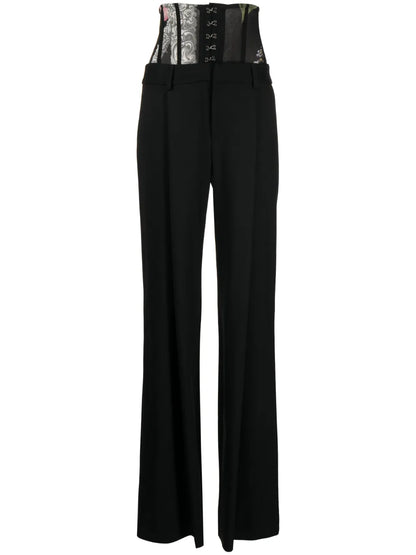 Bustier-Style High-Waist Trousers