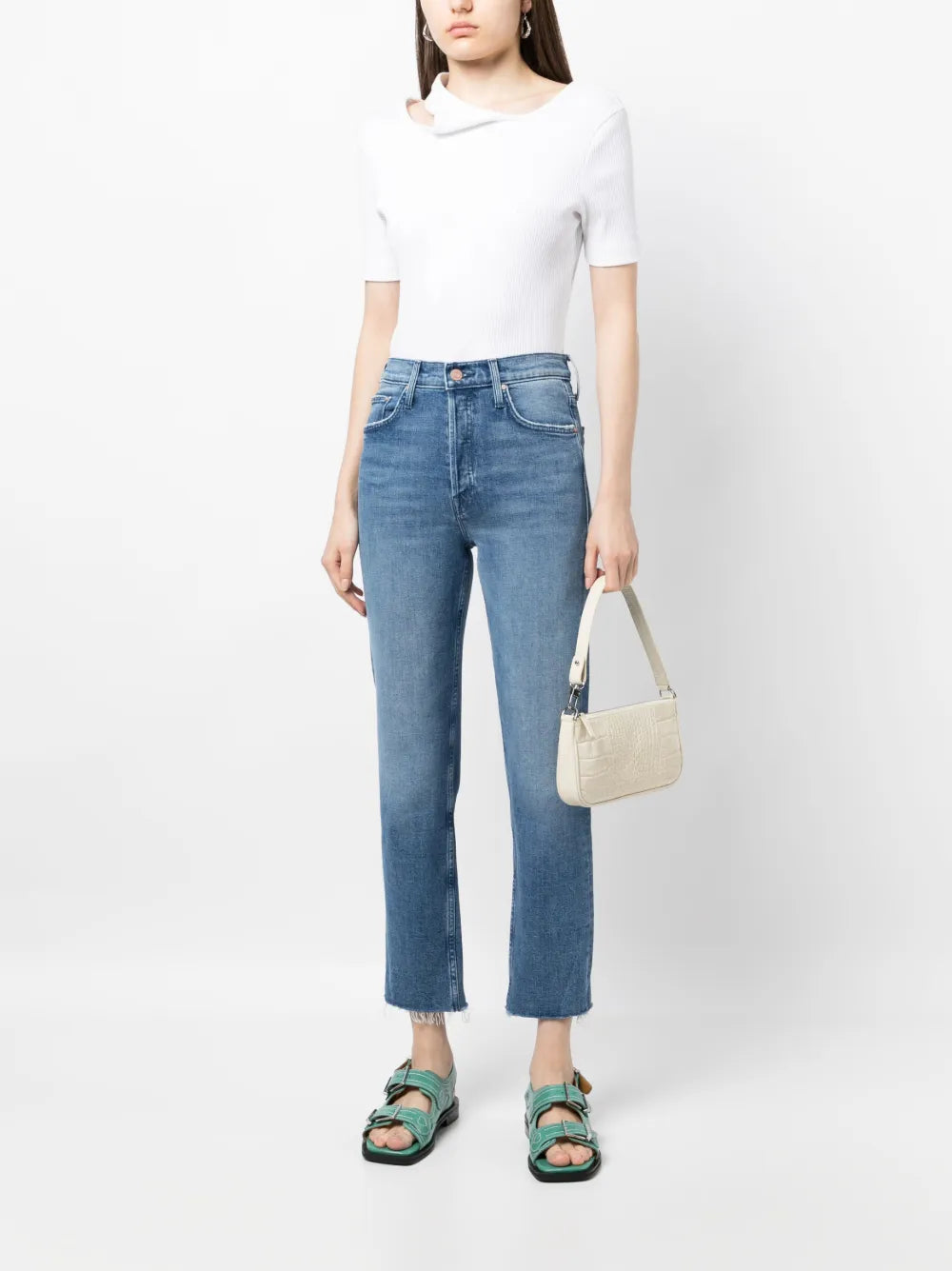 Tomcat Stonewashed Cropped Jeans