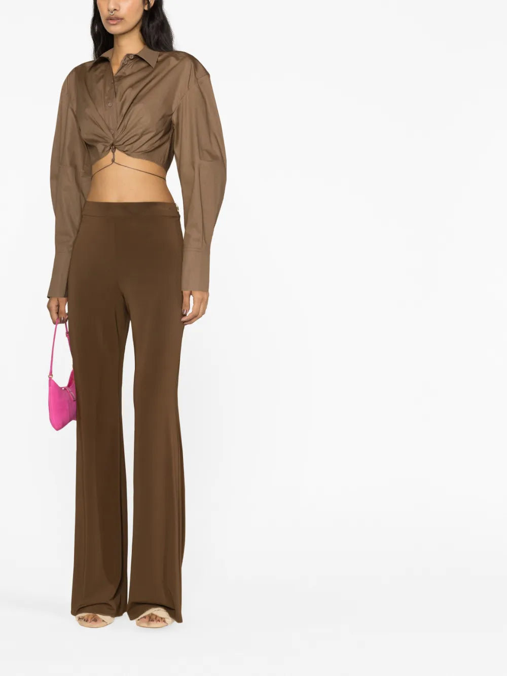La Chemise Plidao Cropped Shirt