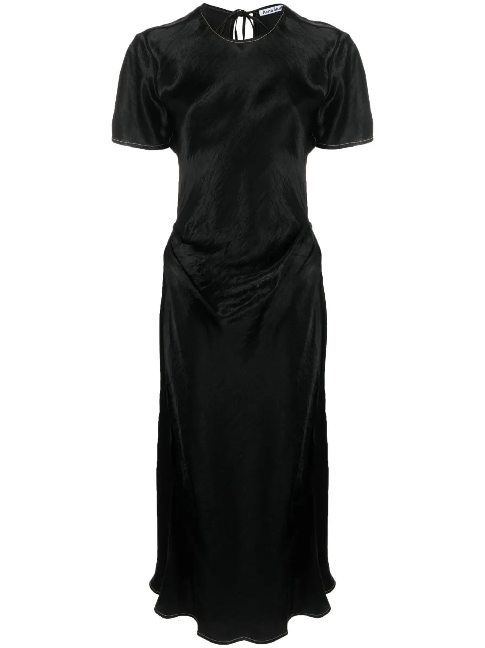 Satin Wrap Dress