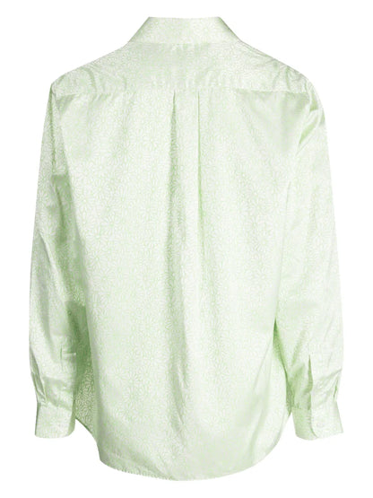 Wrap Floral Print Shirt