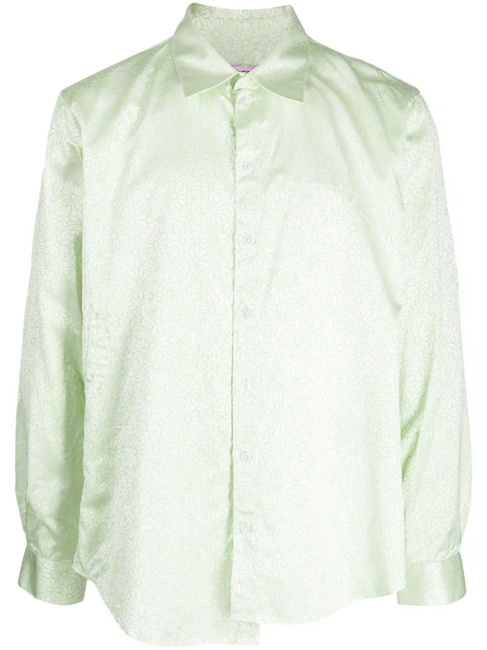 Wrap Floral Print Shirt