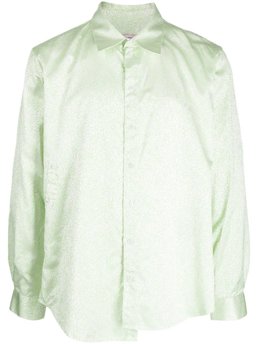 Wrap Floral Print Shirt