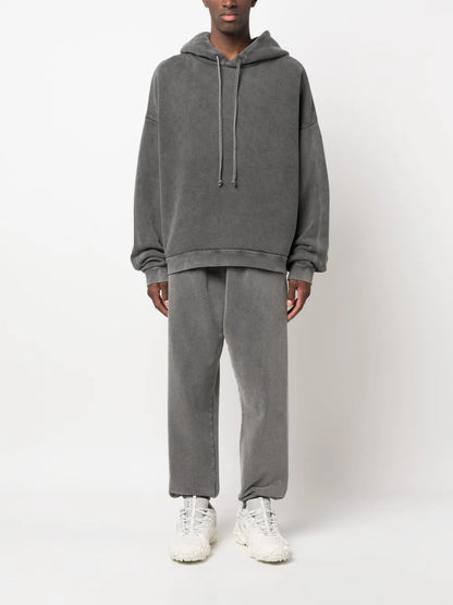 Washed Cotton Track Pants