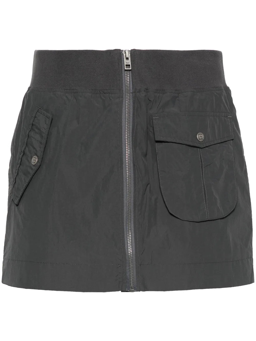 Zip-Up Mini Skirt