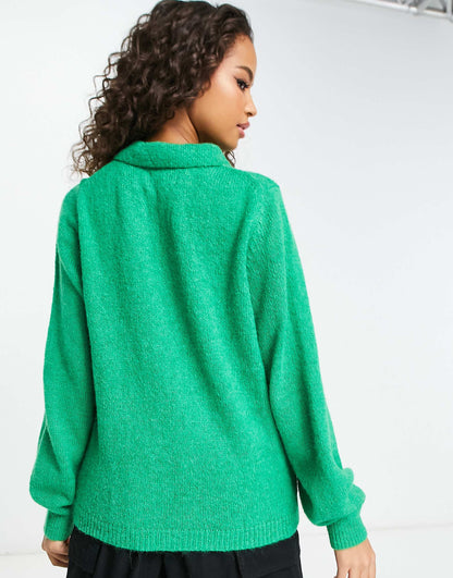 Jumper With Diamante Buttons