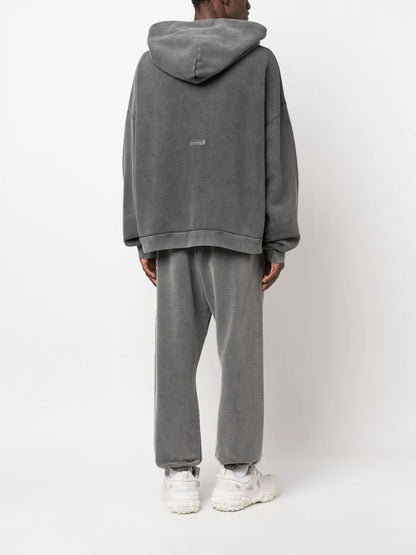 Logo Patch Cotton Hoodie