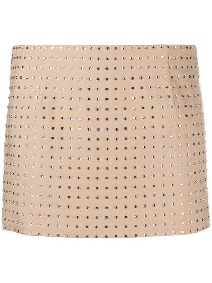 Isidora Rhinestone-Embellished Miniskirt