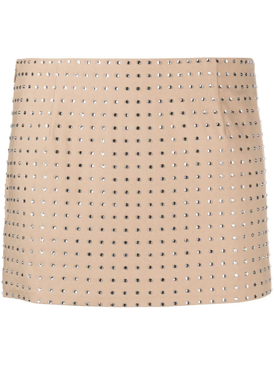 Isidora Rhinestone-Embellished Miniskirt
