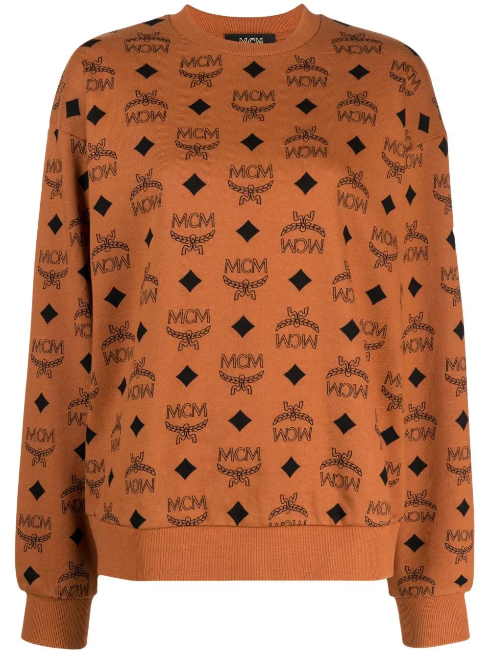 Monogram-Print Cotton Sweatshirt