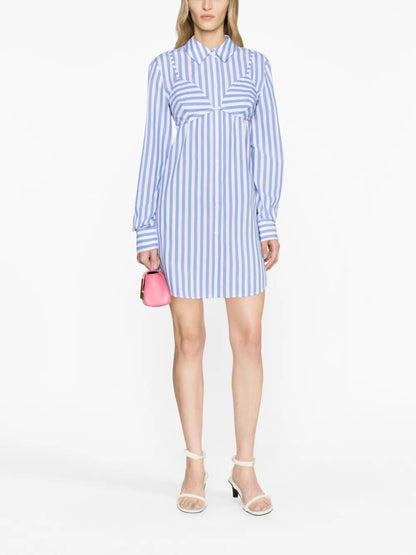 Alita Striped Poplin Shirtdress