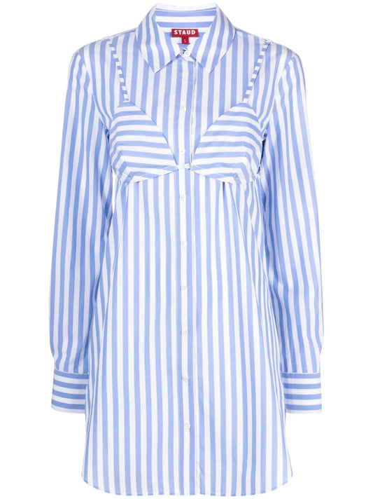 Alita Striped Poplin Shirtdress