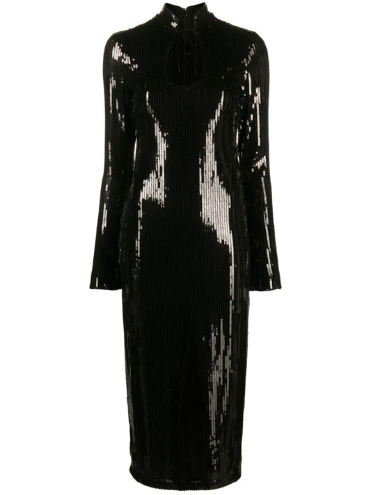 Lazarus Sequined Midi Dress