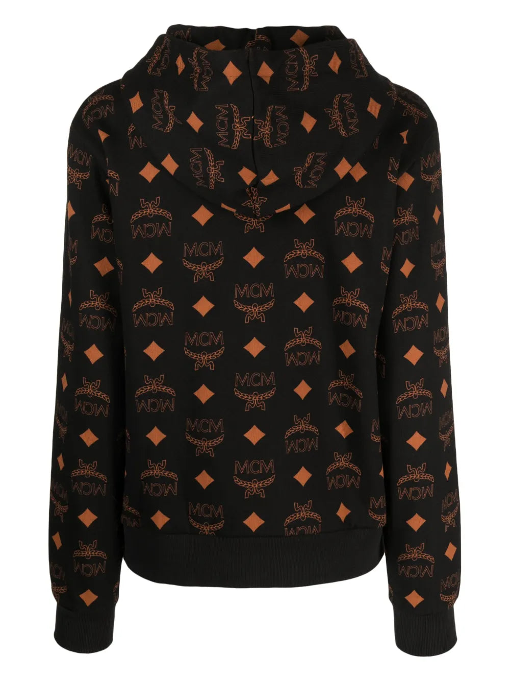 Monogram-Print Cotton Hoodie