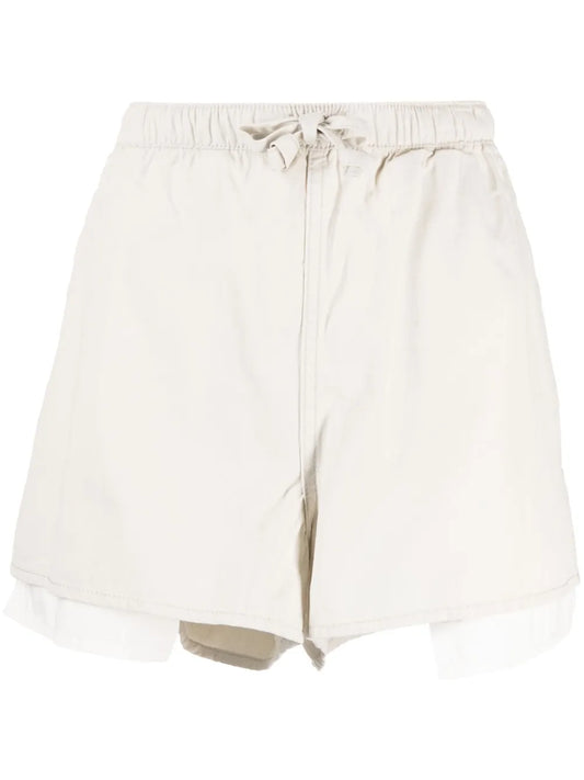 Oversize-Pocket Drawstring Shorts
