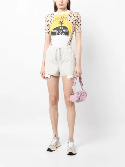 Oversize-Pocket Drawstring Shorts