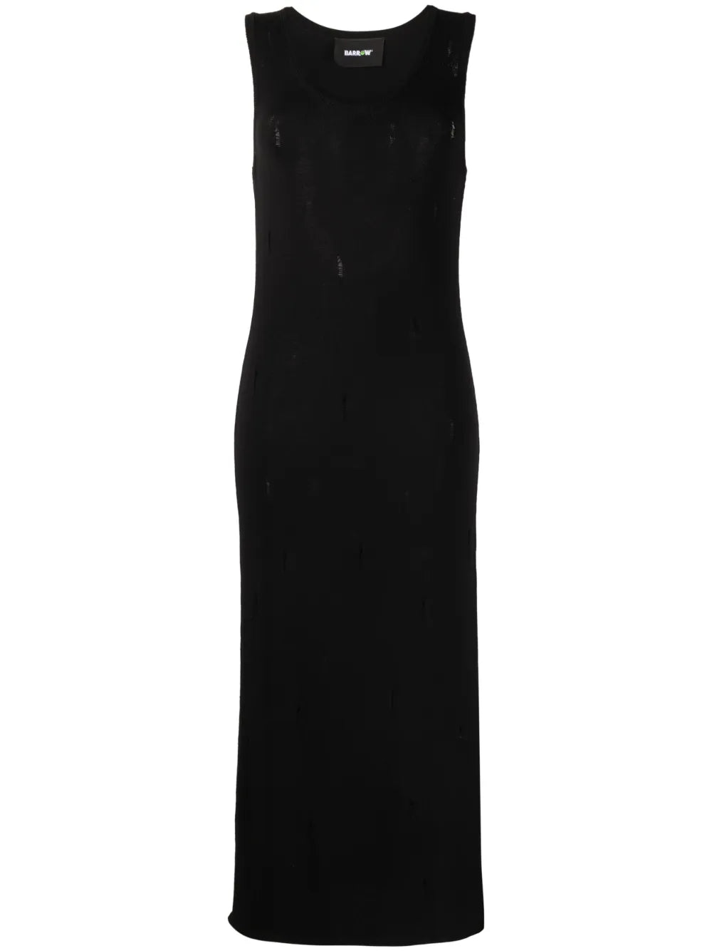 Distressed Knitted Maxi Dress