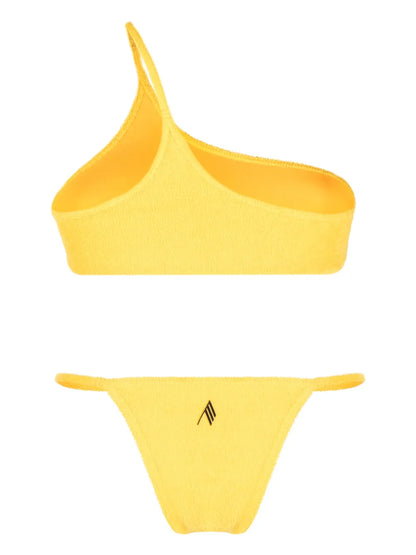 One-Shoulder Terry-Cloth Bikini