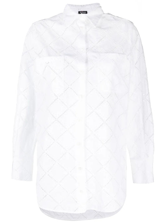 Perforated Long-Sleeved Shirt
