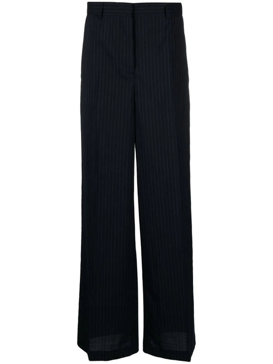 Tailored Pinstripe-Pattern Trousers