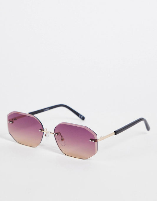 90S Retro Rimless Sunglasses