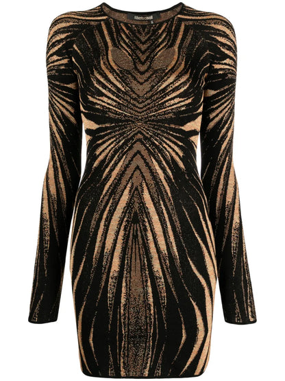 Graphic-Print Mini Dress