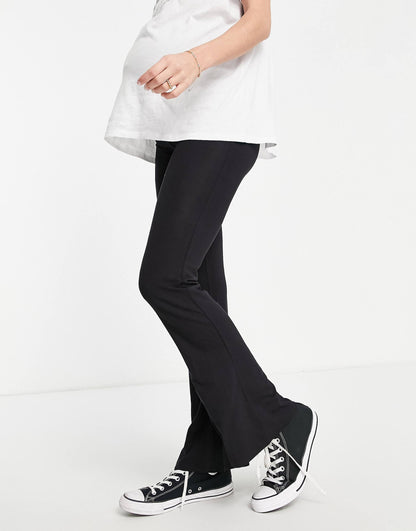 Maternity Over The Bump Kick Flare Trouser