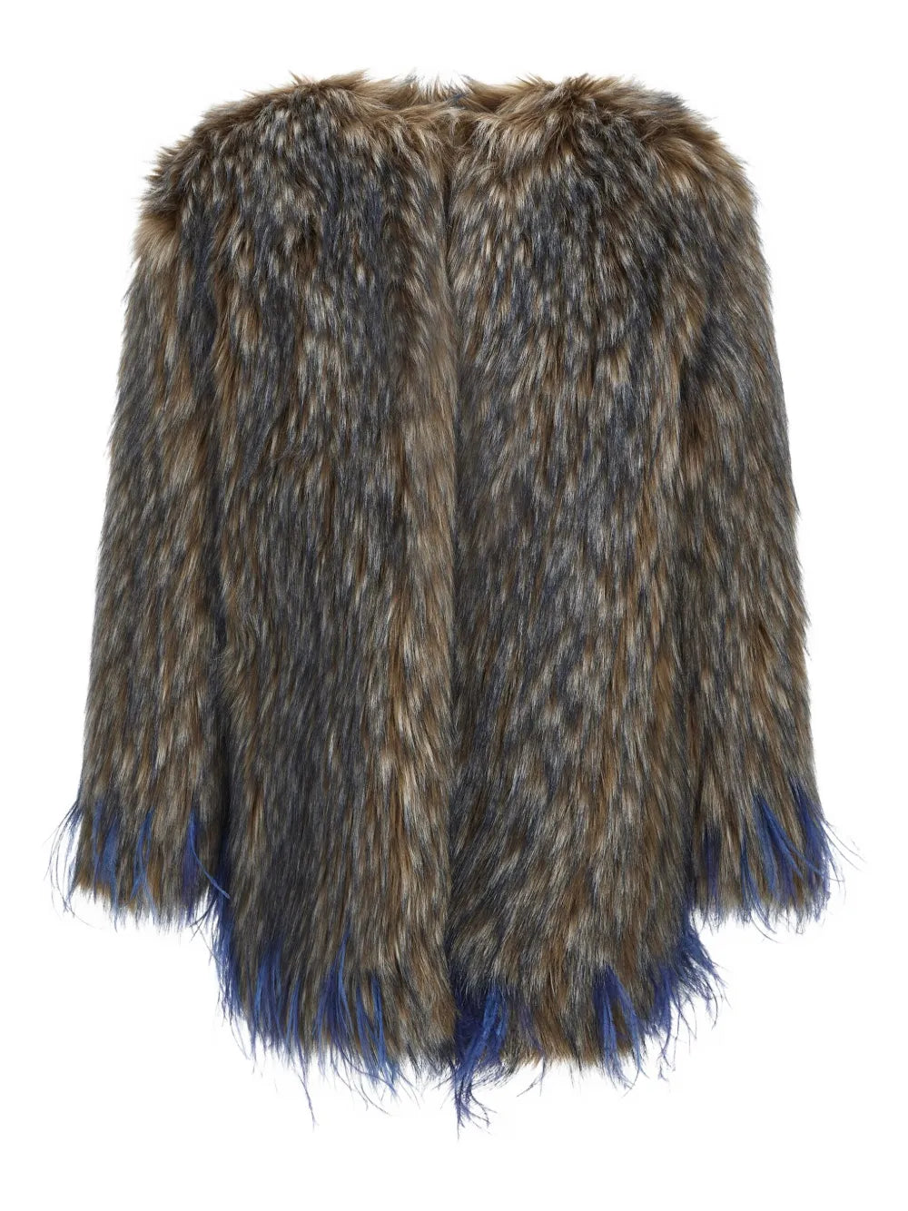 Feather-Effect Coat