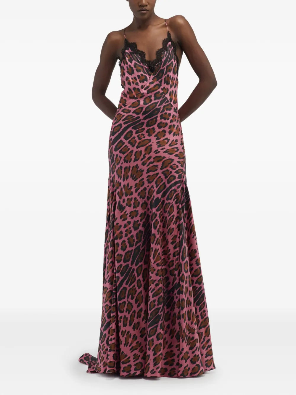 Leopard-Print Maxi Dress