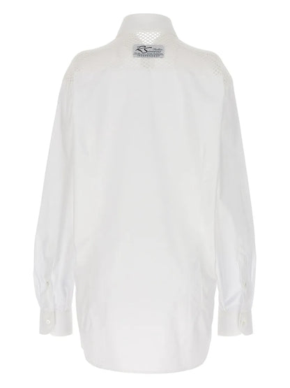 Mesh-Insert Shirt