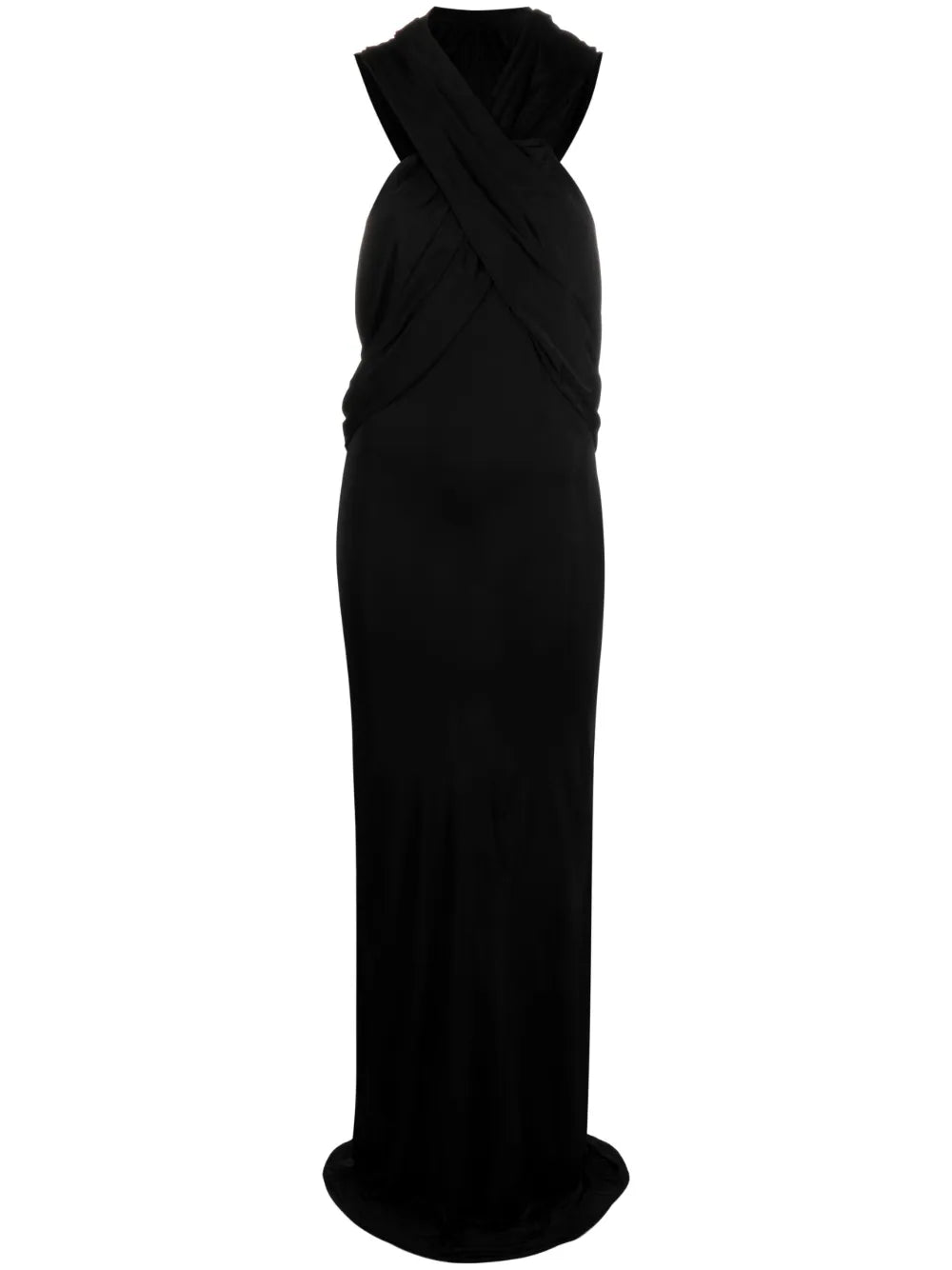 Hooded Draped Dress
