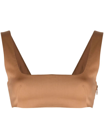 Sleeveless Cropped Top