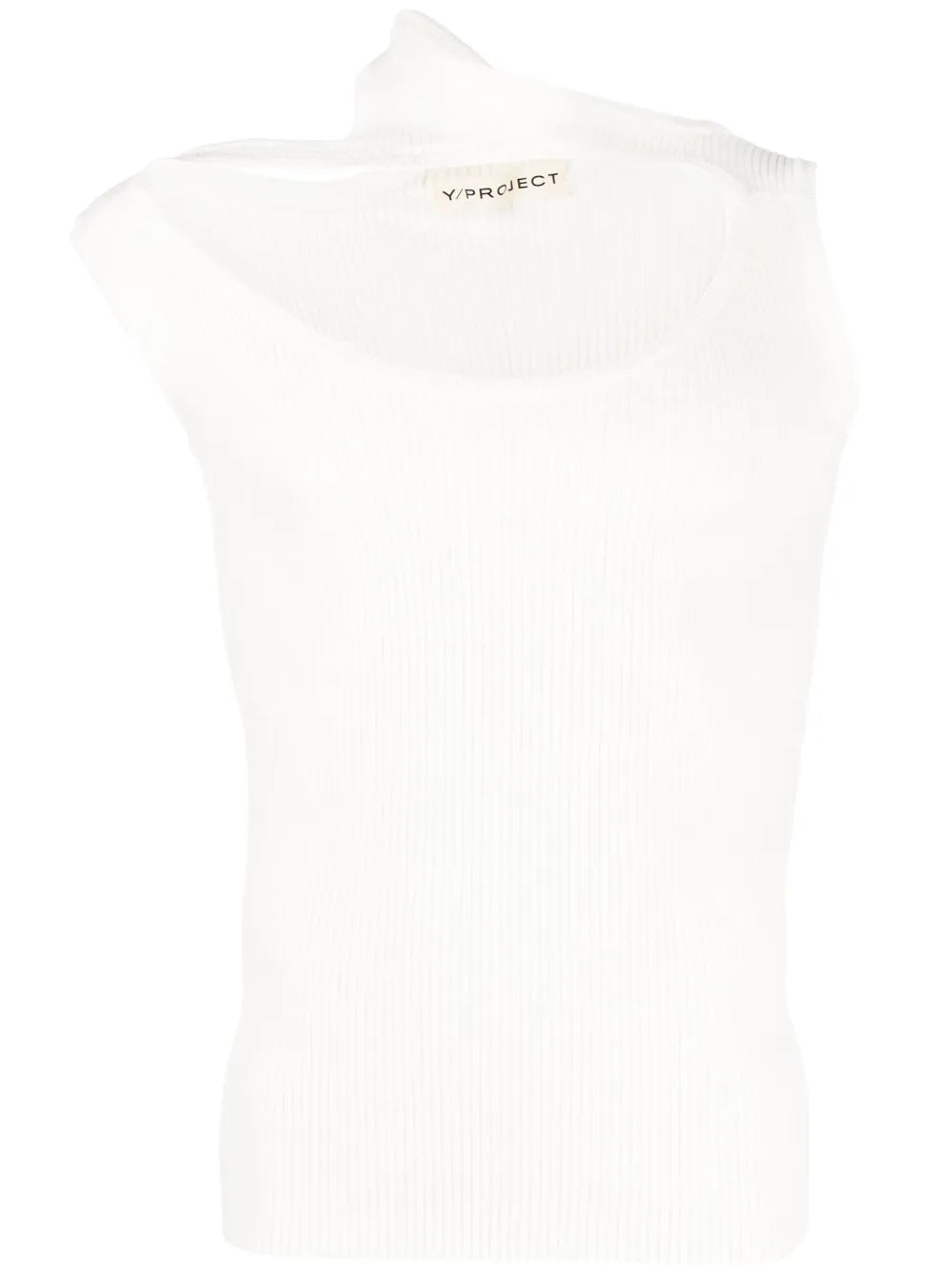 Triple Collar Ribbed Tank Top