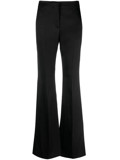 Flared Cotton Trousers
