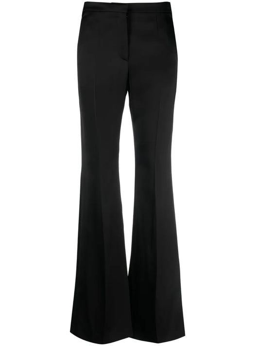 Flared Cotton Trousers